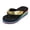 Gold, variant on Womens Sparkly Sequin Platform Wedge Flip Flops Beach Summer Colorful Lightweight Comfortable Memory Foam Walking Slip on Thong Sandals Vacation Casual Dress Slides Silver Size 7