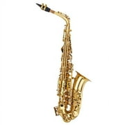 HAOAN Stylish Mid-range Alto Drop E Lacquered Golden Saxophone Painted Golden Tube with Carve Patterns