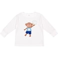 thumbnail image 3 of Inktastic Volleyball Player Boys Cute Monkey Boys Long Sleeve Toddler T-Shirt, 3 of 5
