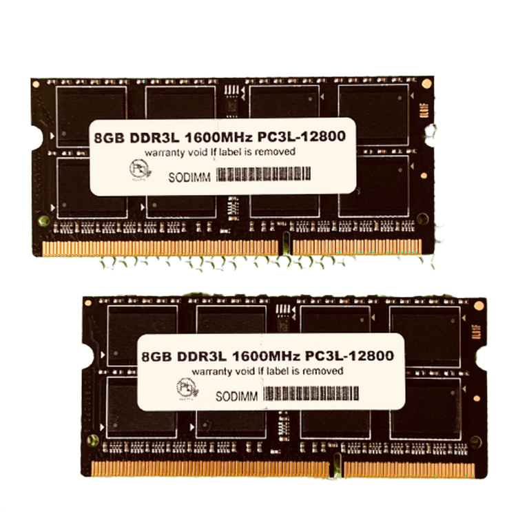 Fremme hø Børnehave 16GB 2x 8GB DDR3L PC3L-12800 1600 MHz SODIMM Laptop MEMORY RAM Kit Low  Voltage - Walmart.com