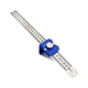 thumbnail image 1 of Speravity Regla de trazado de acero inoxidable de 30cm, regla de carpintería de medición de ángulo anticorrosivo reutilizable, herramienta de Medidores de medidas dimensionales Azul, 1 of 6