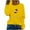 Yellow, variant on hotojiny Womens Crewneck Shirt Plus Size Merry Christmas Long Sleeve Tops Casual Loose Fit Crew Neck Fall Tshirts Clothes