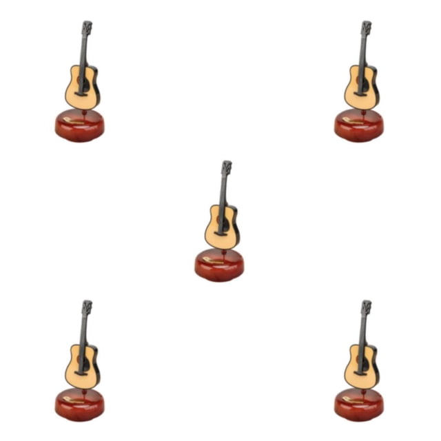 Wweixi Rotating Classical Music Boxes for Holiday Gift Gift Birthday Gift Year New Guitar 22x9.5cm 5Set