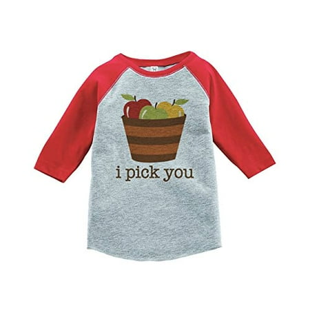 

Custom Party Shop Kid s I Pick You Thanksgiving Red Raglan