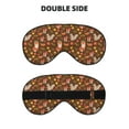 thumbnail image 2 of Fuzoiu Autumn Thanksgiving Print Sleep Masks,Eye Masks with Adjustable Strap for Sleeping,Night Eye Shade for Women Men,Eye Cover for Full Night's Sleep, Travel and Nap, 2 of 7