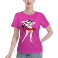 thumbnail image 1 of Women's Basic Short Sleeve T-Shirt Sailor Moon Rei Hono, 1 of 6