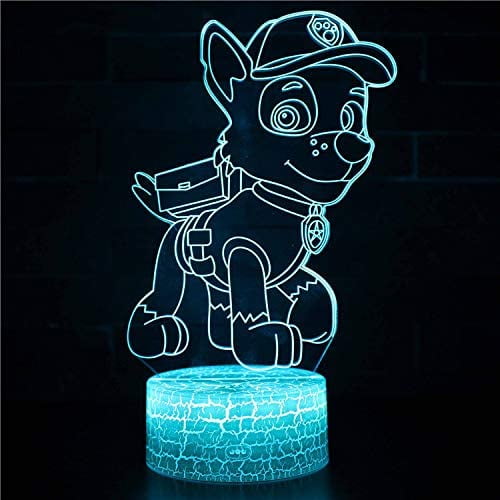 paw patrol 3d night light