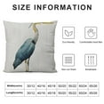 thumbnail image 5 of Shiartex  Heron Pillow,Watercolor Blue Heron Waist Lumbar Throw Pillow case Cushion Cover Sofa Home Decorative Multi-Size, 5 of 5