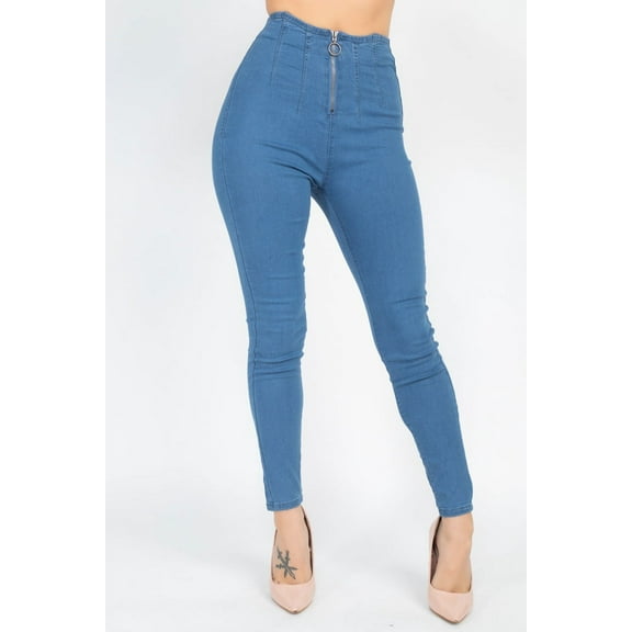 High Waist Denim Jeans 1