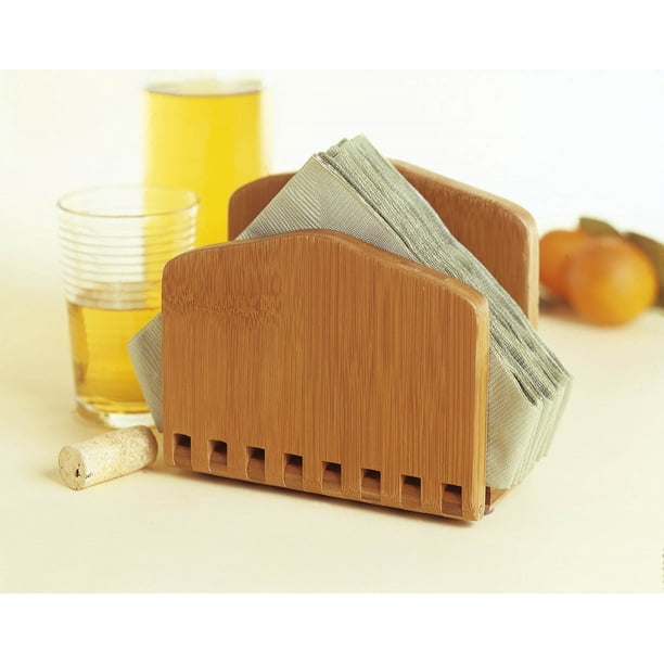 Lipper Bamboo Napkin Holder