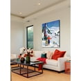 thumbnail image 5 of Marmont Hill Ski Break by Charles Hargens Painting Print on Wrapped Canvas, 5 of 7