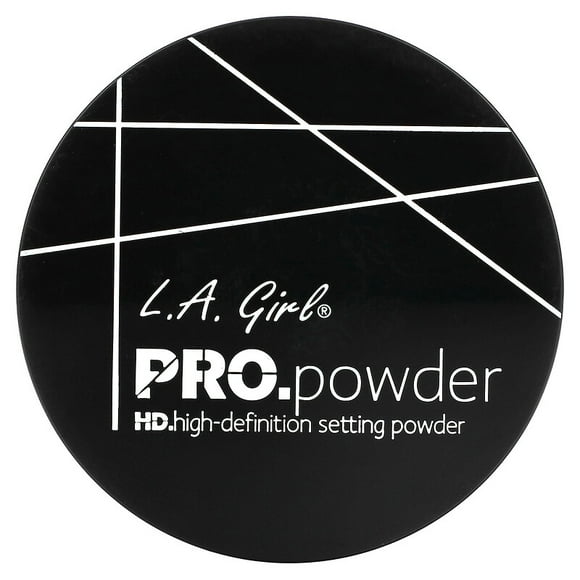 L.A. Girl, Poudre de Réglage HD Pro, Translucide, Pack de 3 0,17 oz