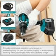 thumbnail image 3 of Convertidor de CA a CC de 500 W para Herramientas Inalámbricas Makita de 18 V, Adaptador de CA/CC de 110 V a 20 V, Fuente Power, Adaptador Transformador de Enchufe de CA, 3 of 9