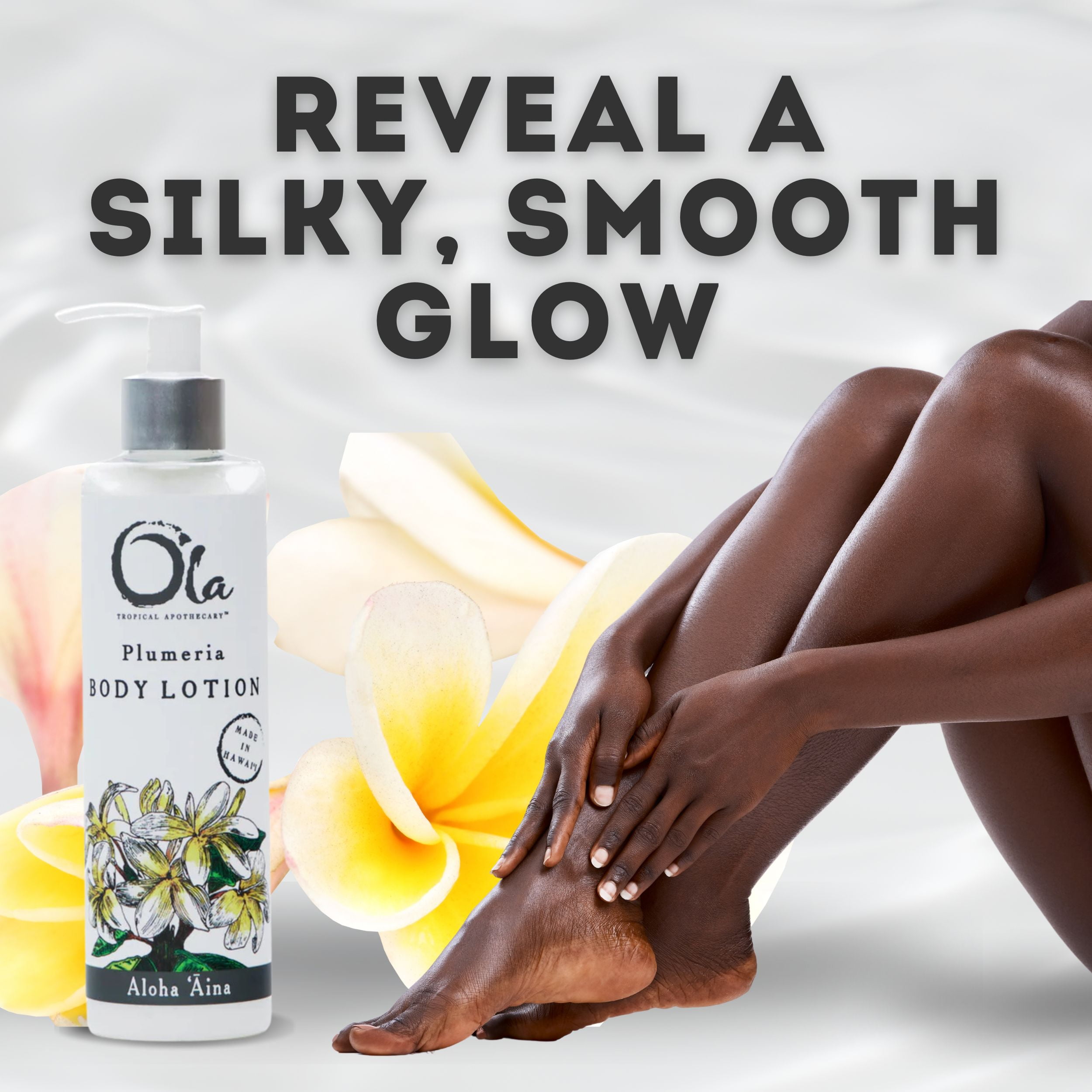 Ola Tropical Apothecary Plumeria Body Lotion with Pure Tropical Oils and Plant Extracts - 8.45 Fl Oz