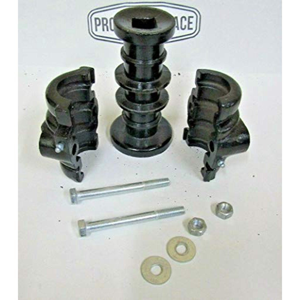 Complete DISC Harrow Bearing Assembly, 1" SQ 71/2" Ribbed Spool with