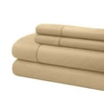 thumbnail image 1 of Bassano 1800 Series Embossed Deep Pocket Sheet Set - Super Soft & Wrinkle Free - Luxurious Bed Sheets Set (Queen, Taupe), 1 of 3