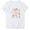 White, variant on WREESH Women's Trendy Short Sleeve T-Shirt Round Neck Graphic Print Summer Top White