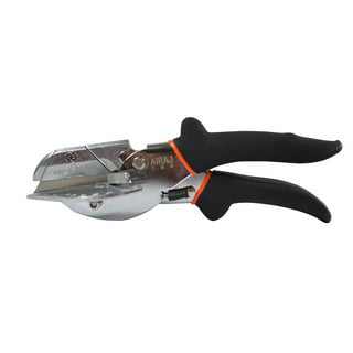 Flora Guard Miter Shears - Multifunctional Trunking Shears for Angular Cutting of Moulding and Trim, Hand Tools, Including 2 Spare Blades