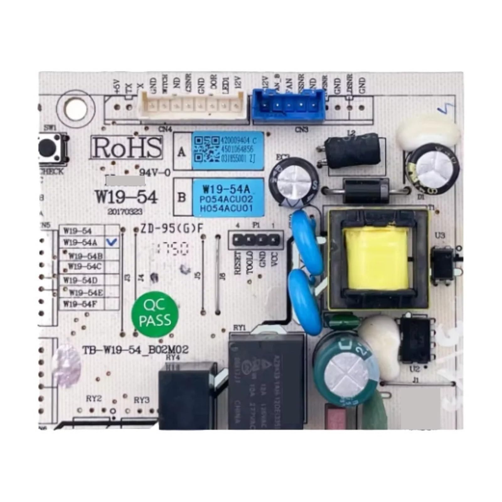 Refrigerator Motherboard W19-54A W19-54C W19-54D W19-54E W19-54B W19-54AV Computer Control Board Components , components