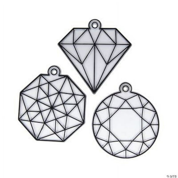 Jewel Suncatchers, Birthday, Craft Supplies, 24 Pieces