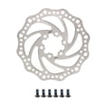thumbnail image 1 of Rotor de freno de disco de bicicleta reemplazar piezas de accesorios disipación de calor bicicleta de ciclismo 140mm, 1 of 8
