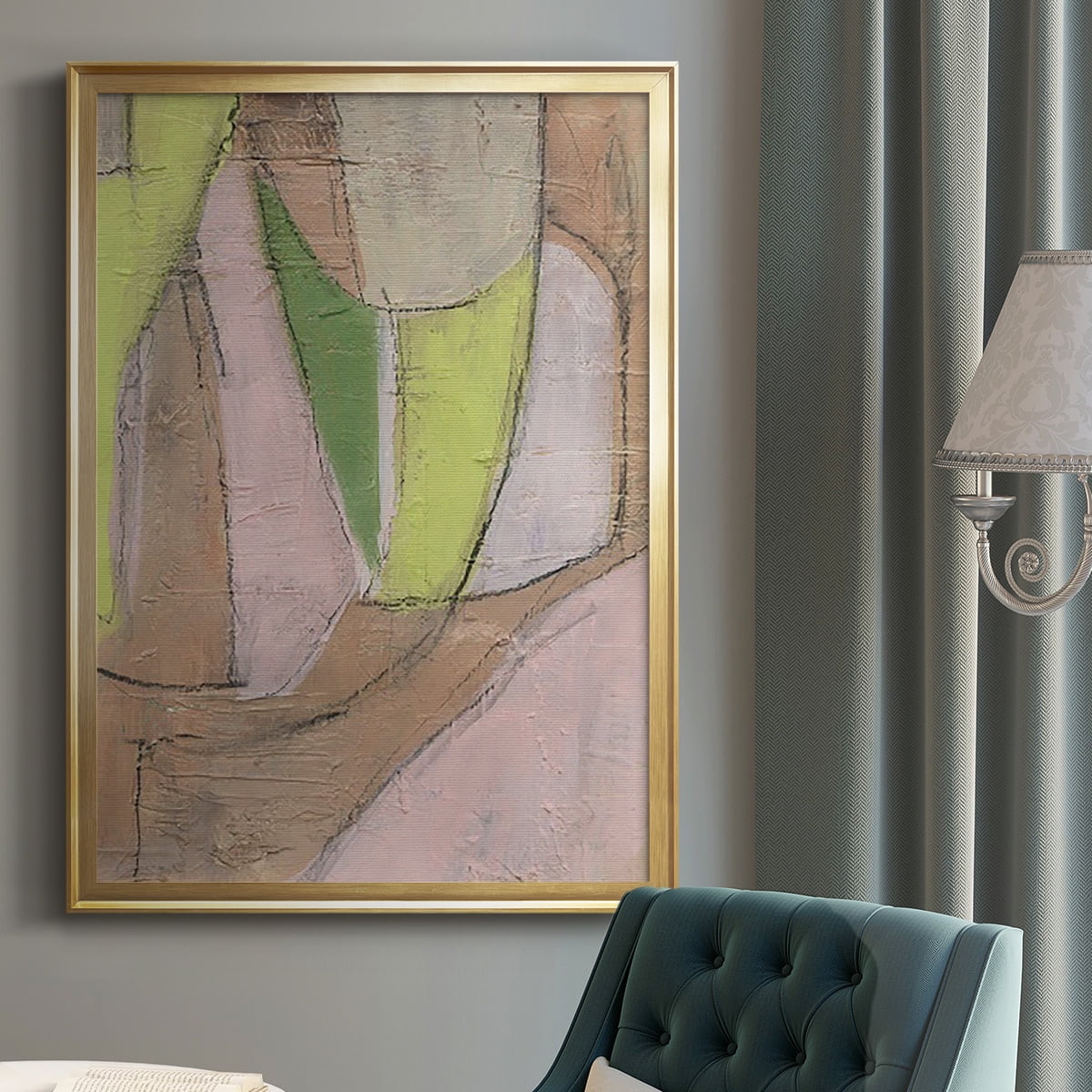 Many Layers I Premium Framed Print, in Gold, Black, or Silver - Ready to Hang