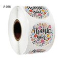 thumbnail image 2 of 500pcs/roll Floral Print Thank You Gift Bag Tags Wedding Party Favor Stickers, 2 of 5