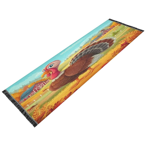 Vintage Modern Runner Rug,Non Slip Machine Washable 72"x23.5" Polyester Material Pet-Friendly Durable,Applicable to Entryway Rug Living Room Rug Bright Sunlight
