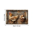 thumbnail image 4 of YoeXGDS 2PCS Easter Chicken Eggs Metal Sign for Vintage Rustic Wall Decor , 8x12inch Home Decor for Living Room, Bedroom, Kitchen 2D Wall Decoration, 4 of 9