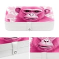 thumbnail image 4 of Monkey Portable PU Leather Jewelry Organizer Display Case with Removable Compartment, Earring Holder, and Jewelry Stand, 4 of 6