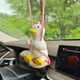 thumbnail image 5 of Accesorios de decoración para salpicadero de coche: pato con casco y cadena de juguete para niños., 5 of 5