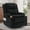 Black, variant on Korser 360°Swivel Rocker Recliner for Adults with Massage & Heat,Nursery Glider Recliner with Cup Holders Manual Recliner Chair with Side Pockets for Living Room,Beige