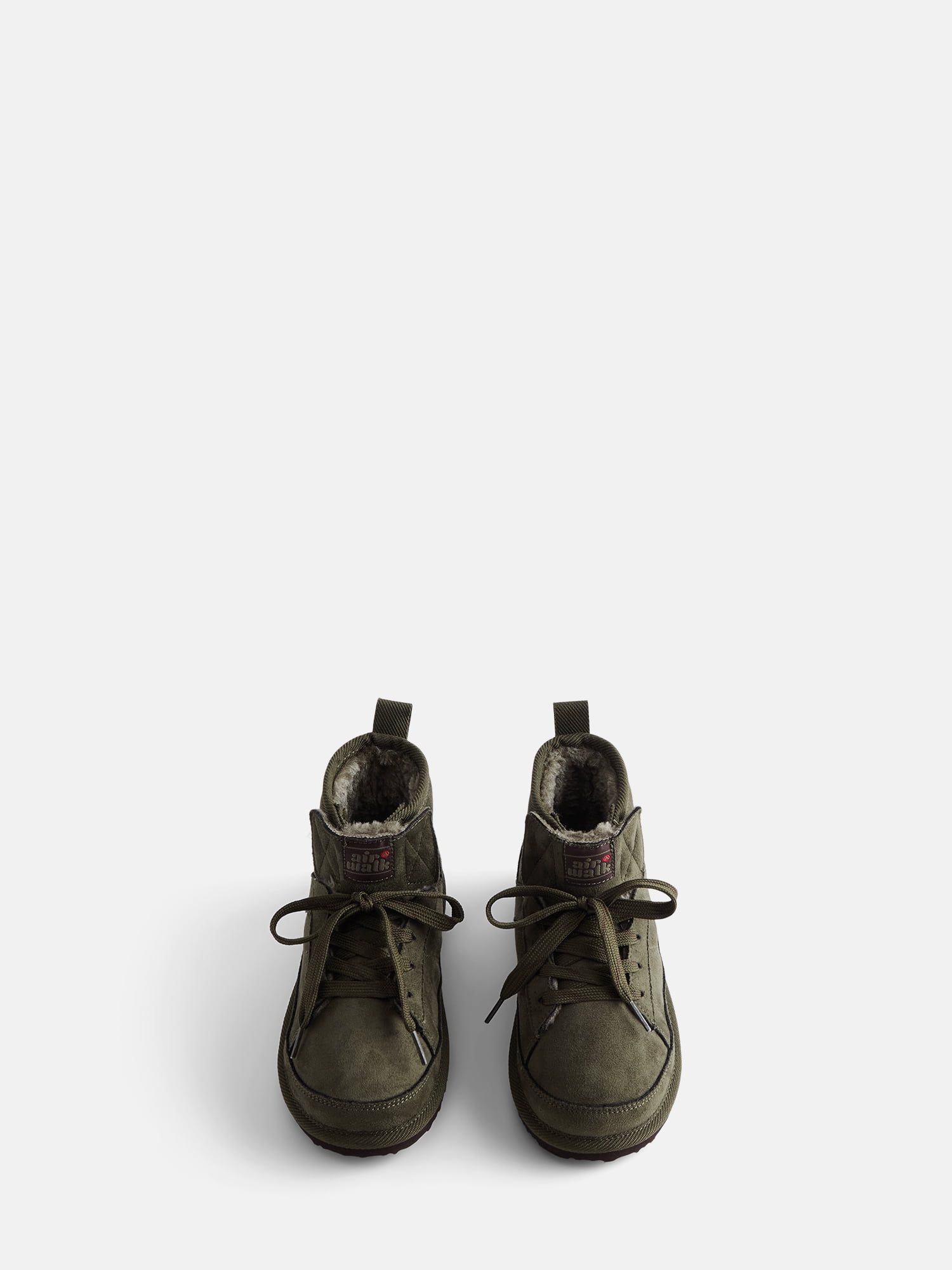 Airwalk Little and Big Boys' Faux Suede Sneaker Boots