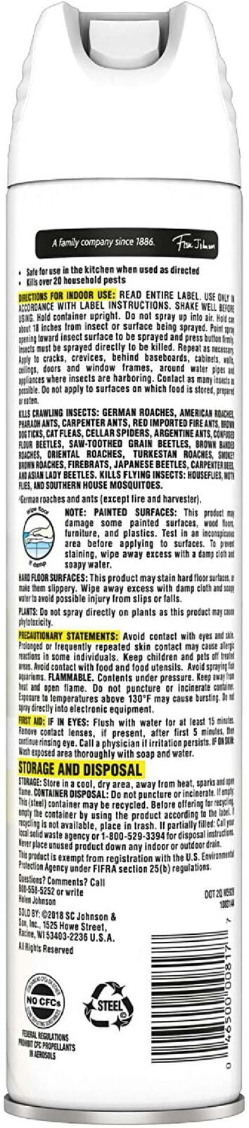 Raid Ant and Roach Killer, Aerosol Spray with Essential Oils (12)