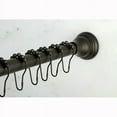thumbnail image 2 of Kingston Brass Edenscape KSR115 Straight Shower Curtain Rod with Shower Curtain Rings, Oil Rubbed Bronze, 2 of 4
