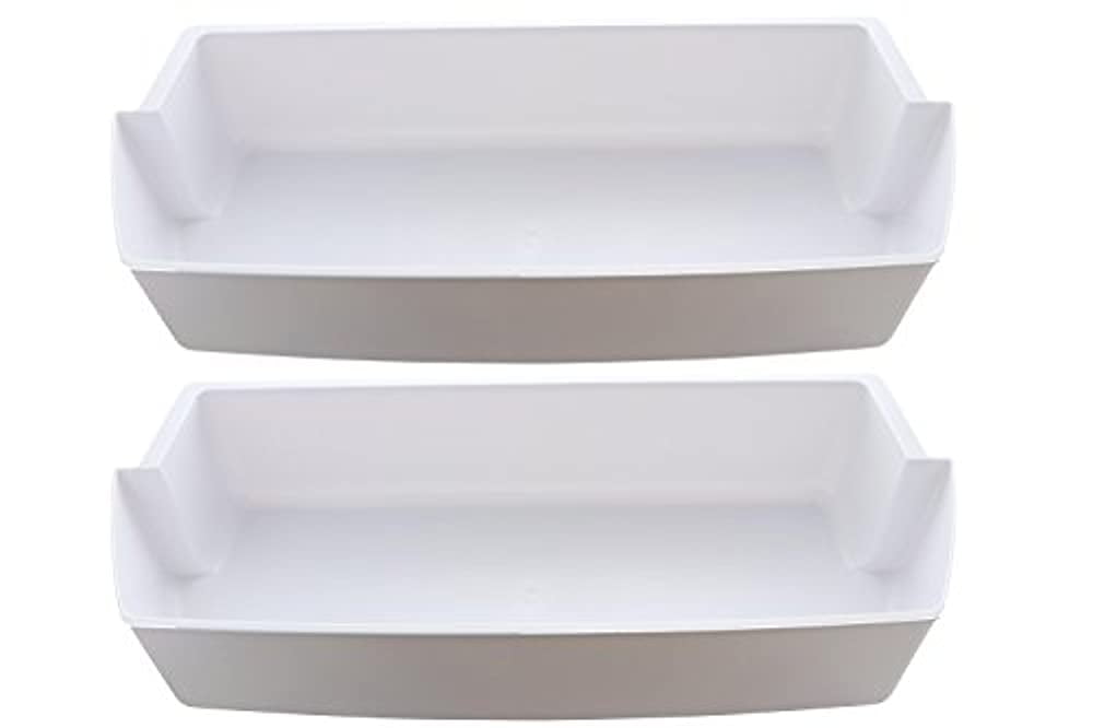 2 Pack Door Shelf Bins 2187172 for Whirlpool Kenmore Refrigerator fits PS328468 