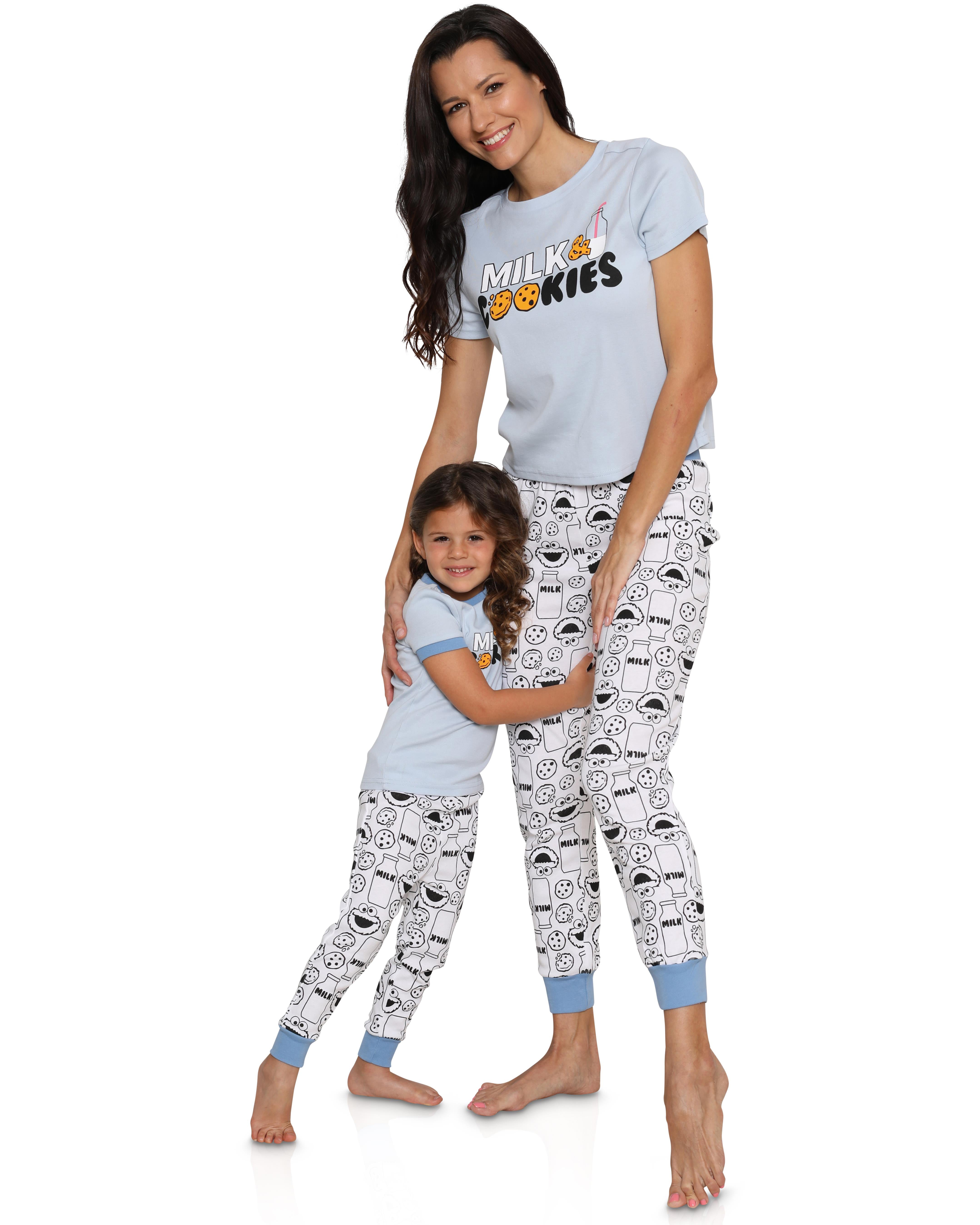 Kleding Unisex kinderkleding Pyjamas & Badjassen Pyjama Kids pajama pants Cookie Monster soft cotton Unisex pajama set 