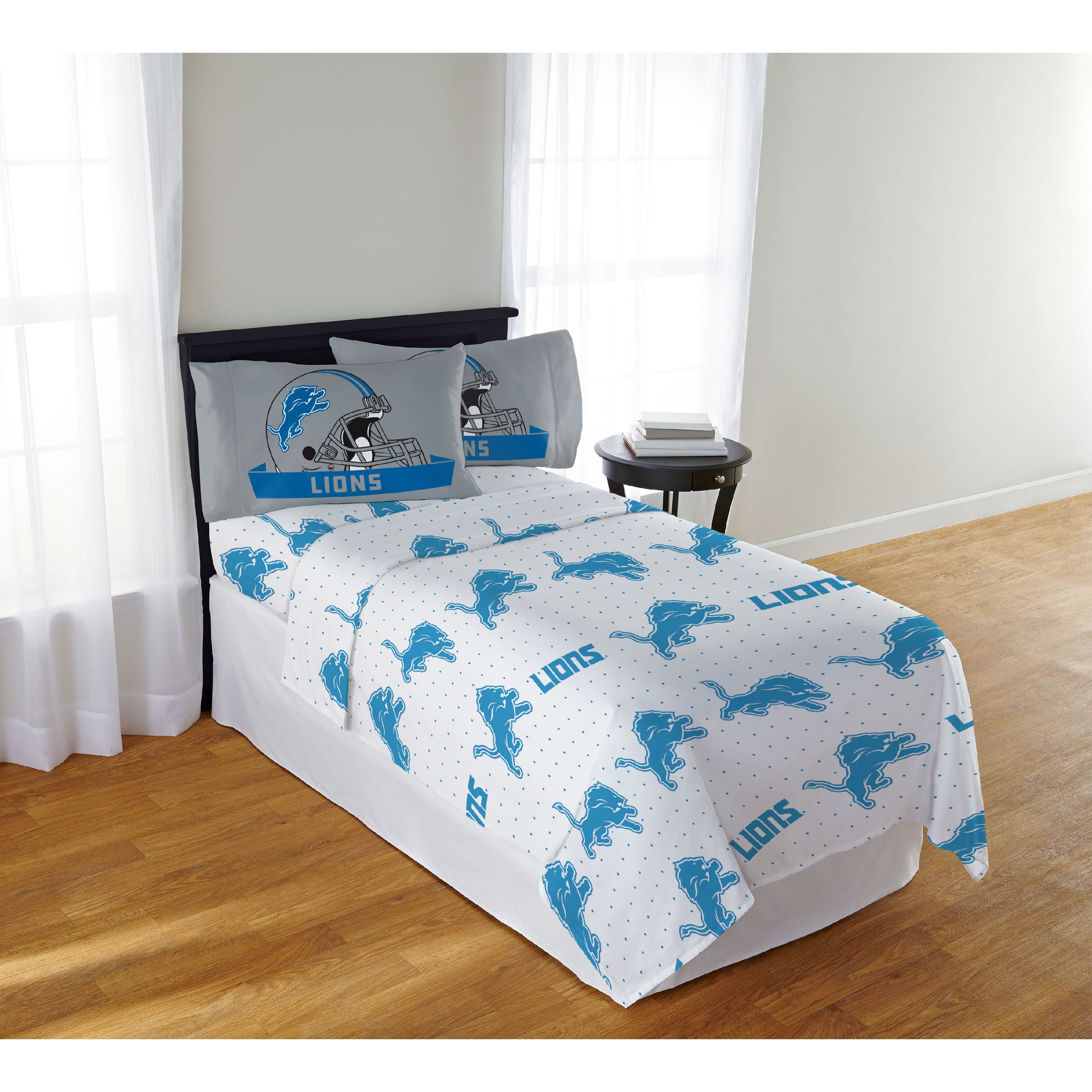 Detroit Lions Sheet Set Nfl Full Bed Fitted Flat Sheets Boys Team Details About Detroit Lions Sheet Set Nfl Full Bed Fitted Flat Sheets Boys Team Bedding