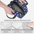 thumbnail image 3 of Disketp crystal Skull Lonchera Térmica para Mujer y Hombre, Bolsa de Almuerzo Reutilizable e Impermeable para Trabajo, Viajes y Picnic, 3 of 7