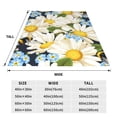thumbnail image 3 of Honeii Bees Collecting Nectar Print Fleece Blanket - Throw Blanket for Bed, Sofa, Couch, Camping, and Travel , Microplush Ultra Soft Warm Blanket-80"x60", 3 of 7
