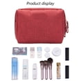 thumbnail image 4 of Hukapapa Lavado de viaje impermeable de gran capacidad, bolsa de almacenamiento de bolsa de cosméticos de mano bolsa de almacenamientoclaret, 4 of 5