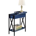thumbnail image 2 of Top End Table With Charging Station And Shelf, Cobalt Blue/Black, 2 of 2