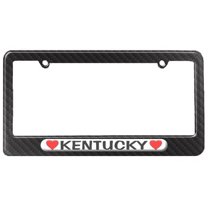 Kentucky Love with Hearts License Plate Frame