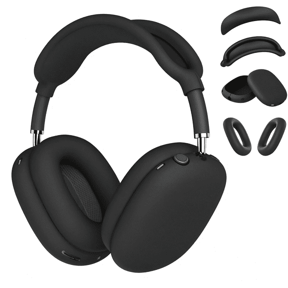 GJX Silicone Case Cover for Max 2/ Max,Ear Pad Case Cover/Ear Cups Cover/Headband Cover for Max 2&1 Headphones,Accessories for Max (4-In-1)