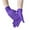 Purple, variant on BYHONG Women Fashion Solid Color Short Stretch Ceremonial Dance Gloves Red One Size