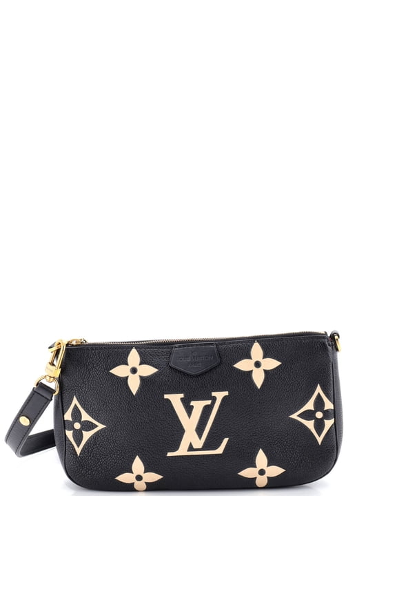Pre-Owned Multi Pochette Accessoires Bicolor Monogram Empreinte Giant By Rebag