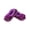 Purple, variant on Kids' Party Animal Zebra Stripe Slippers (Medium, Purple)