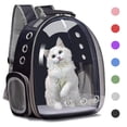 thumbnail image 1 of Henkelion - Mochila para gatos, bolsa de transporte de burbujas, bolsa de transporte para perros pequeños y medianos, para perros pequeños, medianos, gatos, para mascotas, mochila de senderismo, mochi, 1 of 5