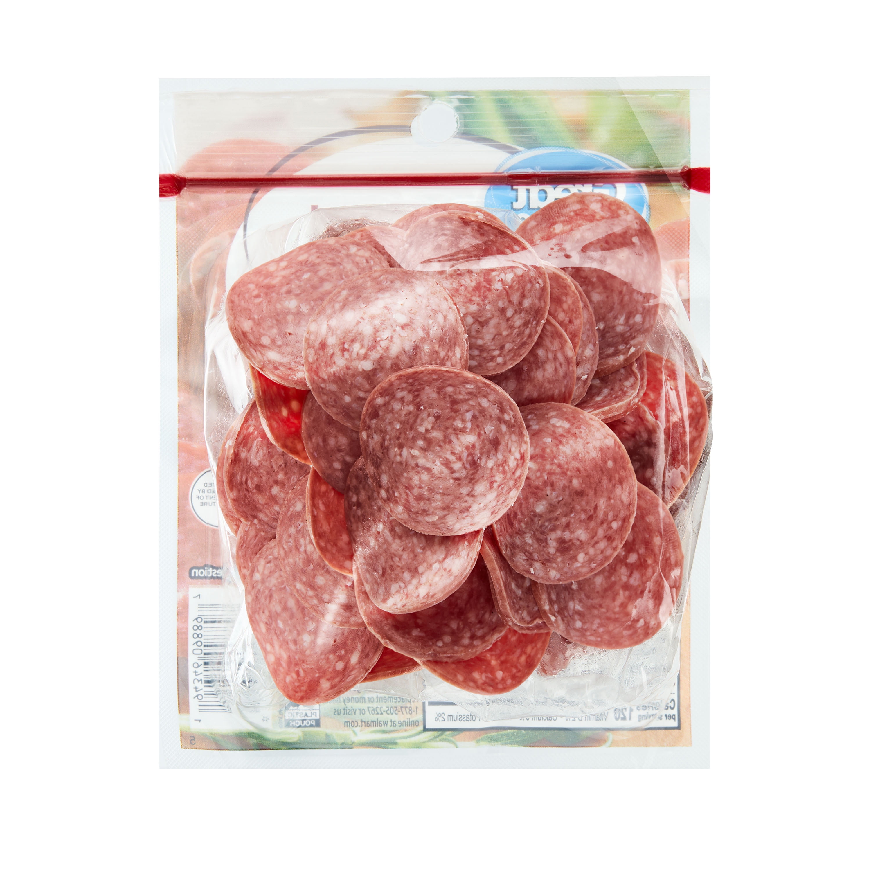 Great Value Sliced Hard Salami 6oz Ready to Eat
