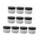 thumbnail image 4 of unbranded 10Ud Plásticos Negros Con Tapa Para Cremas Y Cosméticos Portátiles, 4 of 8